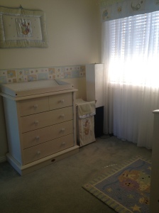 Liam's Nursery all ready and waiting for him